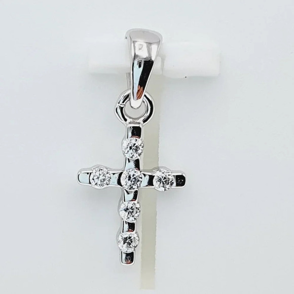 925 Sterling Silver Cubic Zircon Pendant for Women/Girls, US925P1063 - Picture 5 of 9